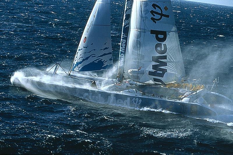 The 120ft Club Med was Grant Dalton's last non-stop round the world race win photo copyright Richard Gladwell taken at  and featuring the AC50 class