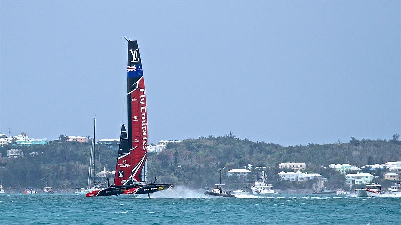 Emirates Team New Zealand - Challenger Final, Day 1 - Race 2 - 35th America's Cup - Day 14 - Bermuda June 10, 2017 - photo © Richard Gladwell