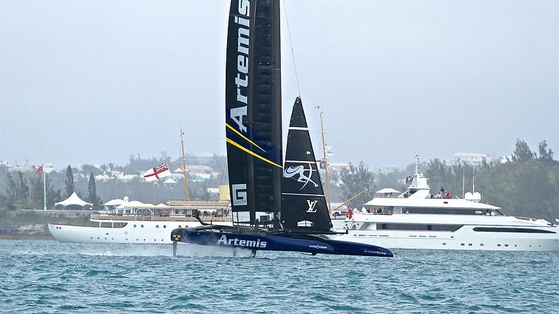 Race 2 - Finals, America's Cup Playoffs- Day 14, June 10, 2017 (ADT) photo copyright Richard Gladwell taken at  and featuring the AC50 class