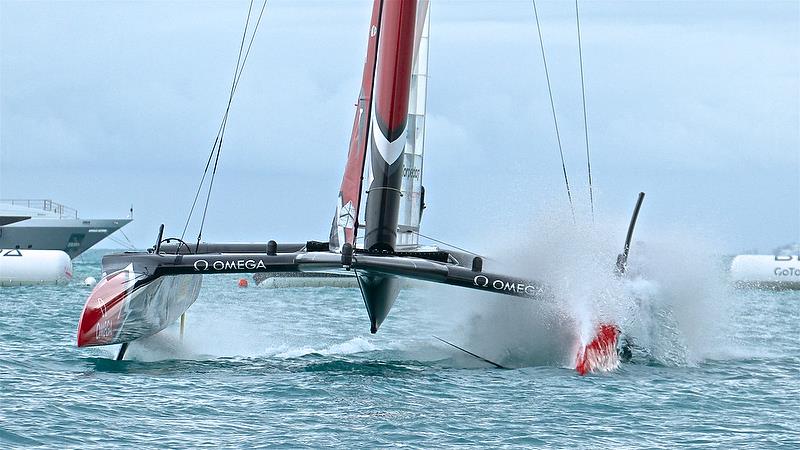 Race 2 - Finals, America's Cup Playoffs- Day 14, June 10, 2017 (ADT) photo copyright Richard Gladwell taken at  and featuring the AC50 class
