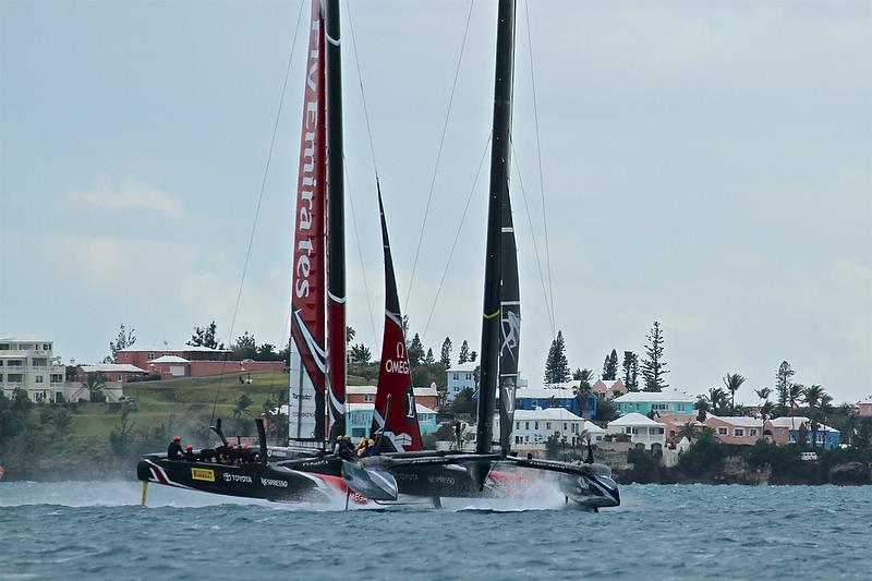 Race 4 - Finals, America's Cup Playoffs- Day 15, June 11, 2017 (ADT) photo copyright Richard Gladwell taken at  and featuring the AC50 class