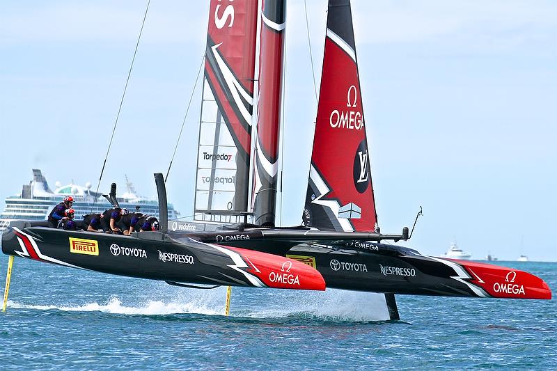 Emirates Team New Zealand - Leg 3 - Challenger Final, Day 3 - 35th America's Cup - Day 16 - Bermuda June 12, 2017 photo copyright Richard Gladwell taken at  and featuring the AC50 class