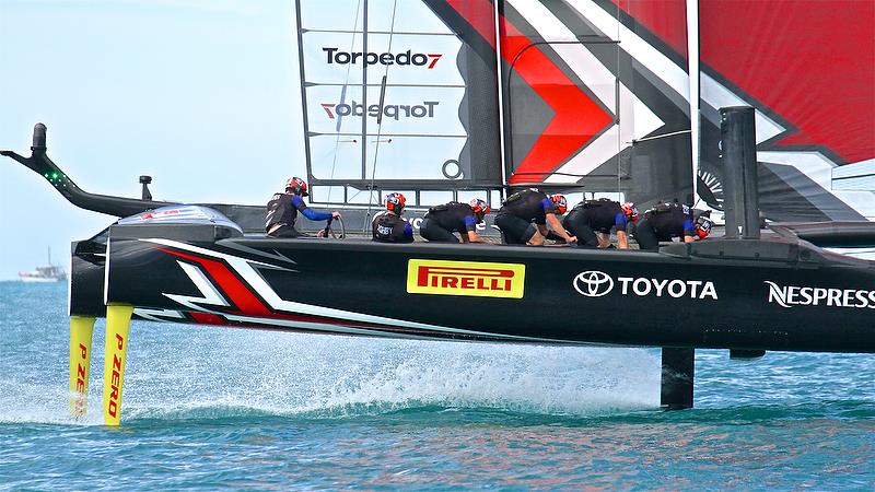 Emirates Team New Zealand - leg 3 - Race 7 - Finals, America's Cup Playoffs- Day 15, June 12, 2017 (ADT) - photo © Richard Gladwell