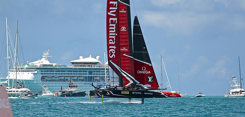 America's Cup 35th Match - Leg 2 - Match Day1 - Regatta Day 17, June 17, 2017 (ADT) - photo © Richard Gladwell