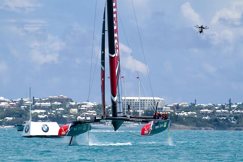 Emirates Team New Zealand on Leg 6 - America's Cup 35th Match - Match Day 5 - Regatta Day 21, June 26, 2017 (ADT) - photo © Richard Gladwell