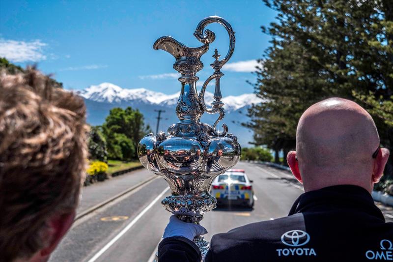 The America's Cup on tour through the provinces of New Zealand photo copyright Emirates Team New Zealand taken at Royal New Zealand Yacht Squadron and featuring the AC50 class