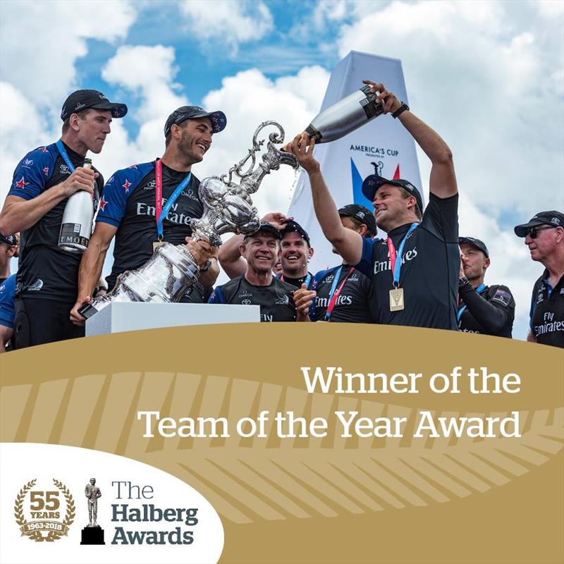 Emirates Team NZ won two prestigious New Zealand sports awards - photo © Emirates Team New Zealand