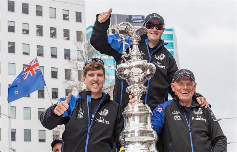 The America's Cup on tour through New Zealand photo copyright Emirates Team New Zealand taken at Royal New Zealand Yacht Squadron and featuring the AC50 class