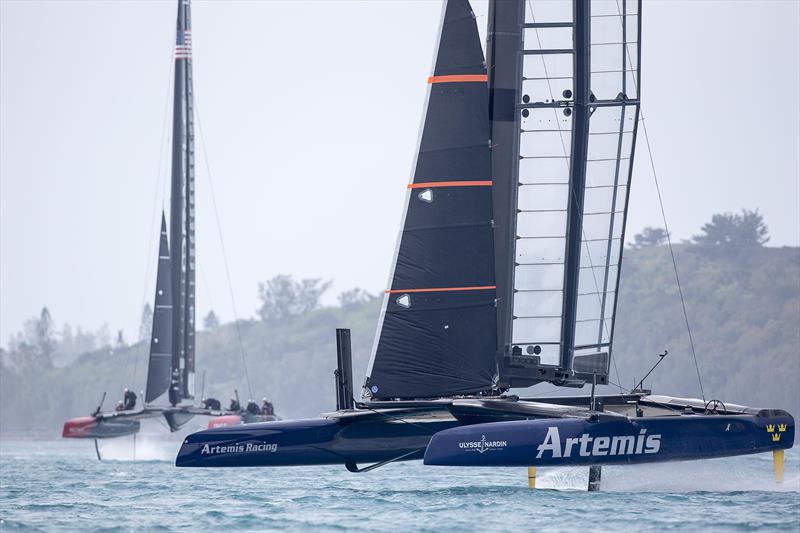 Artemis Racing training on T1 in Bermuda. 18th of March, 2016, Morgan's Point, Bermuda - photo © Sander van der Borch