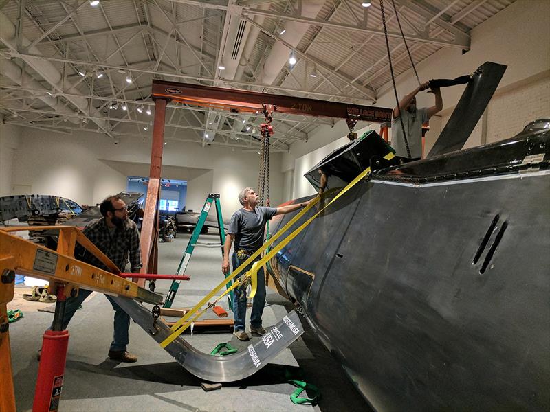 ORACLE TEAM USA AC72 at The Mariners' Museum photo copyright The Mariners’ Museum taken at  and featuring the AC72 class