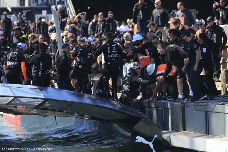 ORACLE TEAM USA win the 34th America's Cup - photo © Gilles Martin-Raget / ACEA