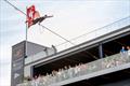 Jaan Roose performs during the Alinghi Red Bull Racing base opening in Barcelona, Spain  -  September 21, 2023 © Olaf Pignataro, Alinghi Red Bull Racing