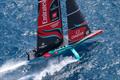 August 25, 2024. Louis Vuitton Preliminary Regatta, Race Day 4.Emirates Team NZ, winners of the America's Cup