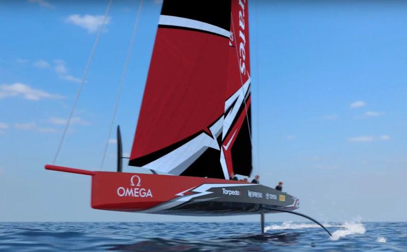 The America's Cup AC75 boat concept revealed - photo © Emirates Team New Zealand