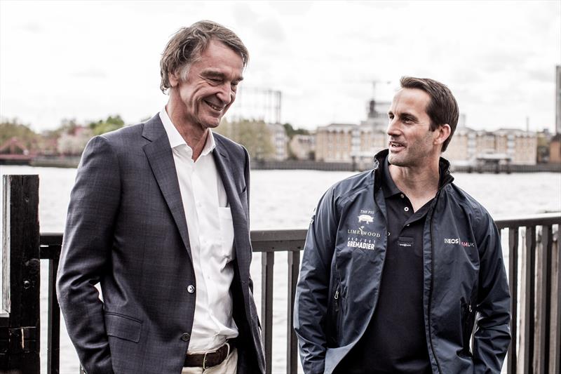 Jim Ratcliffe and Ben Ainslie photo copyright HarryKH / INEOS TEAM UK taken at  and featuring the AC75 class