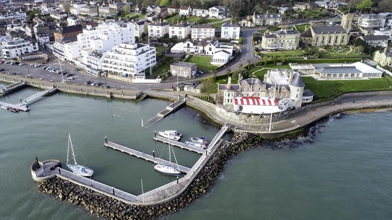 The Royal Yacht Squadron, Cowes photo copyright Paul Wyeth taken at Royal Yacht Squadron and featuring the AC75 class