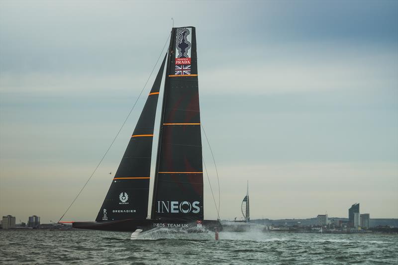 INEOS Team UK photo copyright Ralph Hewitt taken at  and featuring the AC75 class