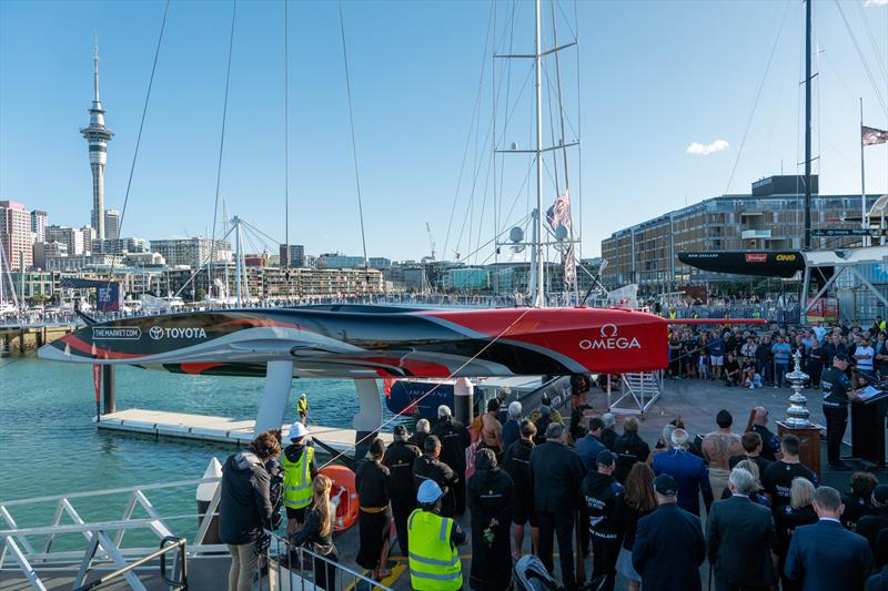 Emirates Team New Zealand reveal 'Te Rehutai' - their second generation AC75 - photo © Emirates Team New Zealand