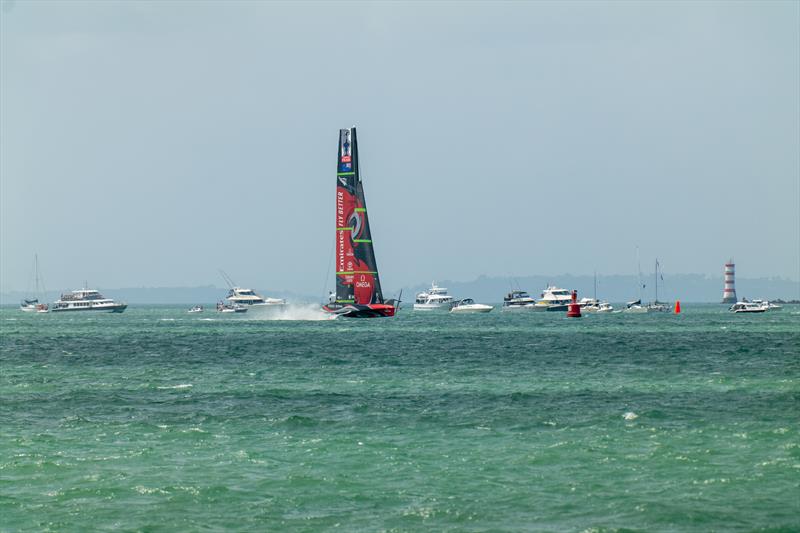 Emirates Team New Zealand on day 2 of PRADA ACWS Auckland - photo © Hamish Hooper / ETNZ 