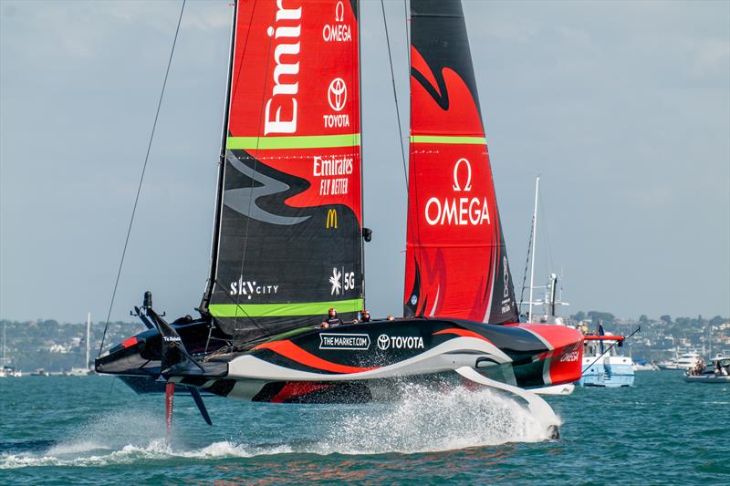 Emirates Team New Zealand win PRADA ACWS Auckland photo copyright Emirates Team New Zealand taken at  and featuring the AC75 class