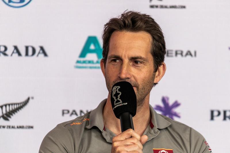 Ben Ainslie at the opening press conference for the PRADA Cup - photo © C Gregory / INEOS TEAM UK
