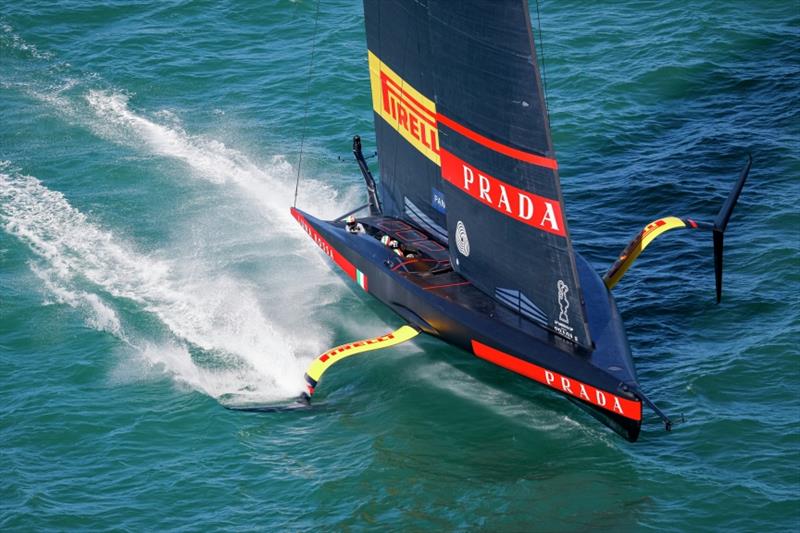 PRADA Cup Day 1: Round Robin 1 - Luna Rossa Prada Pirelli Team photo copyright Carlo Borlenghi taken at  and featuring the AC75 class