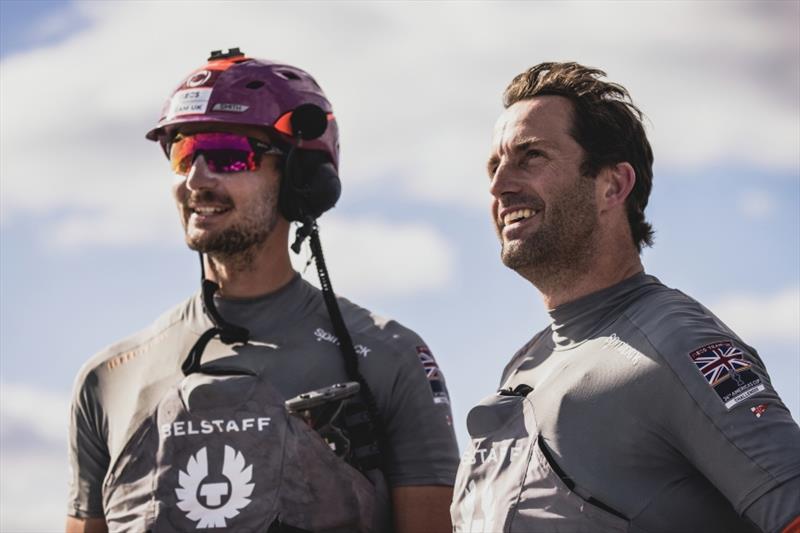 PRADA Cup Day 2: Round Robin 2 - Giles Scott and Ben Ainslie looking happy - photo © Harry KH