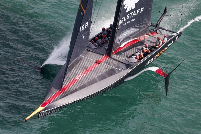 PRADA Cup Day 2: Round Robin 2 - INEOS TEAM UK photo copyright COR36 / Studio Borlenghi taken at  and featuring the AC75 class