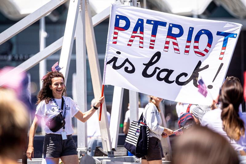 New York Yacht Club American Magic's PATRIOT back out on the water - photo © Sailing Energy / American Magic