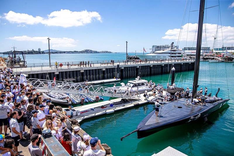 New York Yacht Club American Magic's PATRIOT back out on the water - photo © Sailing Energy / American Magic