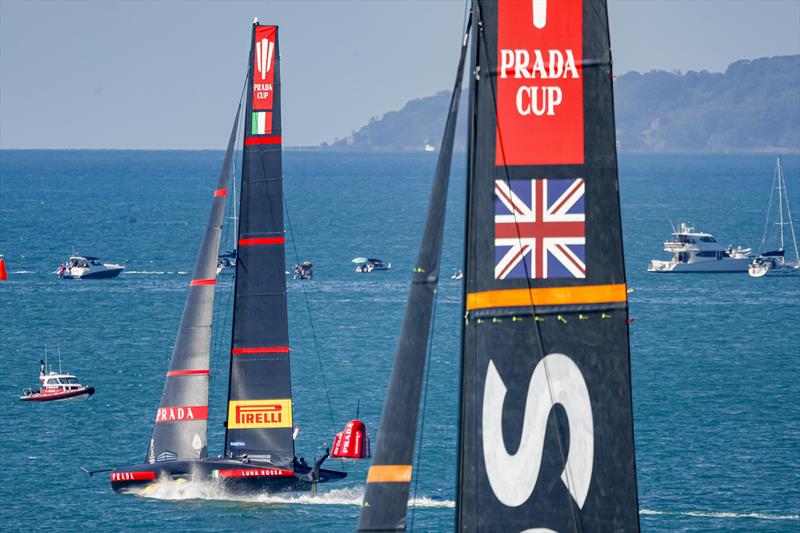 PRADA Cup Final day 1- Luna Rossa Prada Pirelli leading INEOS TEAM UK - photo © COR36 / Studio Borlenghi