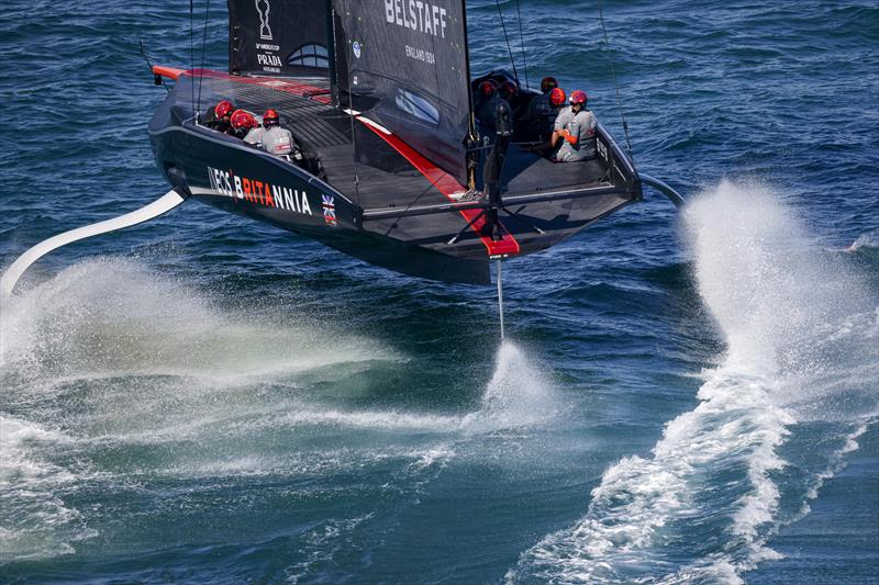 PRADA Cup Final day 1 - INEOS TEAM UK photo copyright COR36 / Studio Borlenghi taken at  and featuring the AC75 class