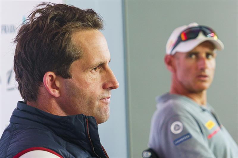 Ben Ainslie during the PRADA Cup Final day one post-race press conference - photo © COR36 / Studio Borlenghi
