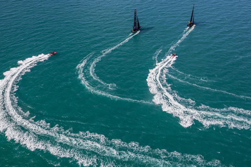 Prada Cup Final Day 4: Ineos Team UK and Luna Rossa Prada Pirelli - photo © COR36 / Studio Borlenghi