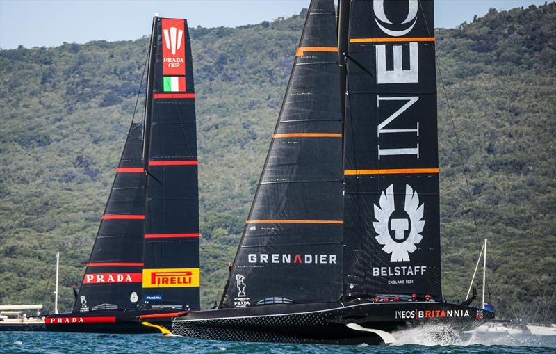 Prada Cup Final Day 4: Ineos Team UK and Luna Rossa Prada Pirelli - photo © COR36 / Studio Borlenghi