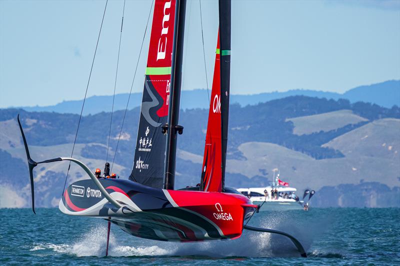 America's Cup match day 2 - Emirates Team New Zealand - photo © ACE / Studio Borlenghi