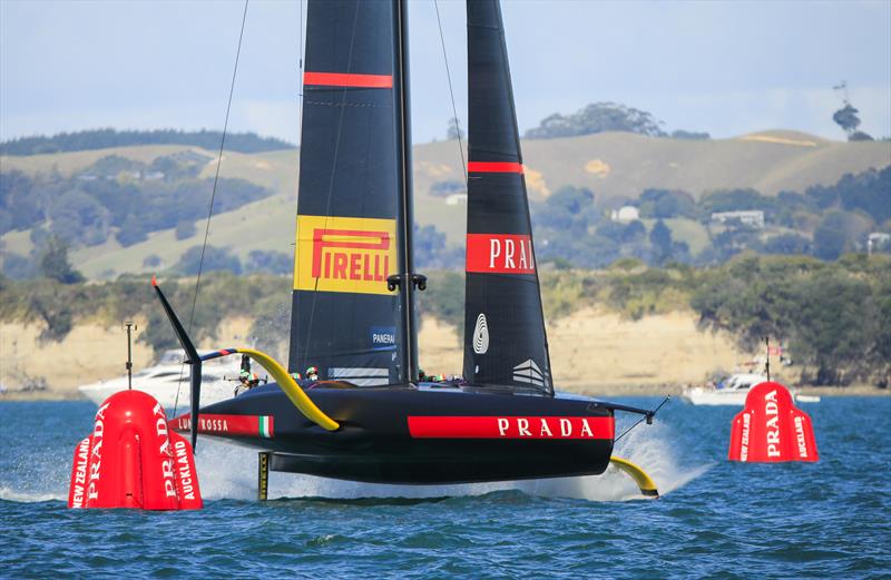 America's Cup match day 5 - Luna Rossa Prada Pirelli photo copyright ACE / Studio Borlenghi taken at Royal New Zealand Yacht Squadron and featuring the AC75 class