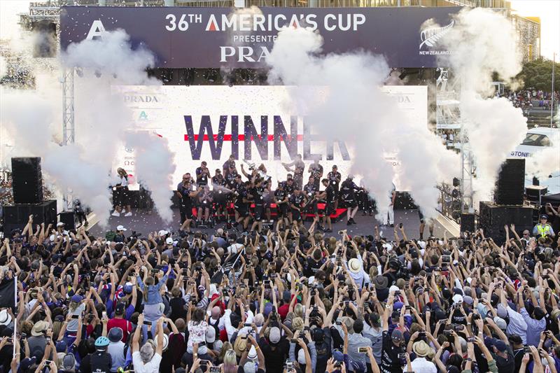 Emirates Team New Zealand win the 36th America's Cup - photo © ACE / Studio Borlenghi