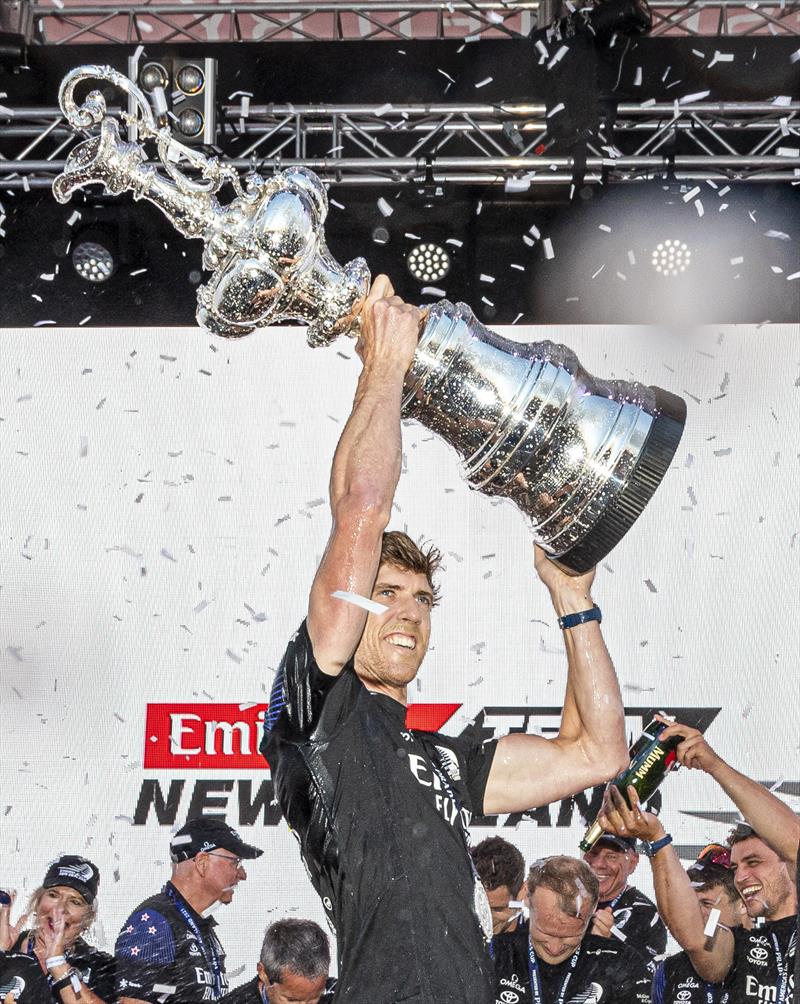 Emirates Team New Zealand win the 36th America's Cup photo copyright ACE / Studio Borlenghi taken at Royal New Zealand Yacht Squadron and featuring the AC75 class