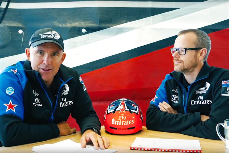 Ray Davies and Dan Bernasconi photo copyright Emirates Team New Zealand taken at New York Yacht Club and featuring the AC75 class