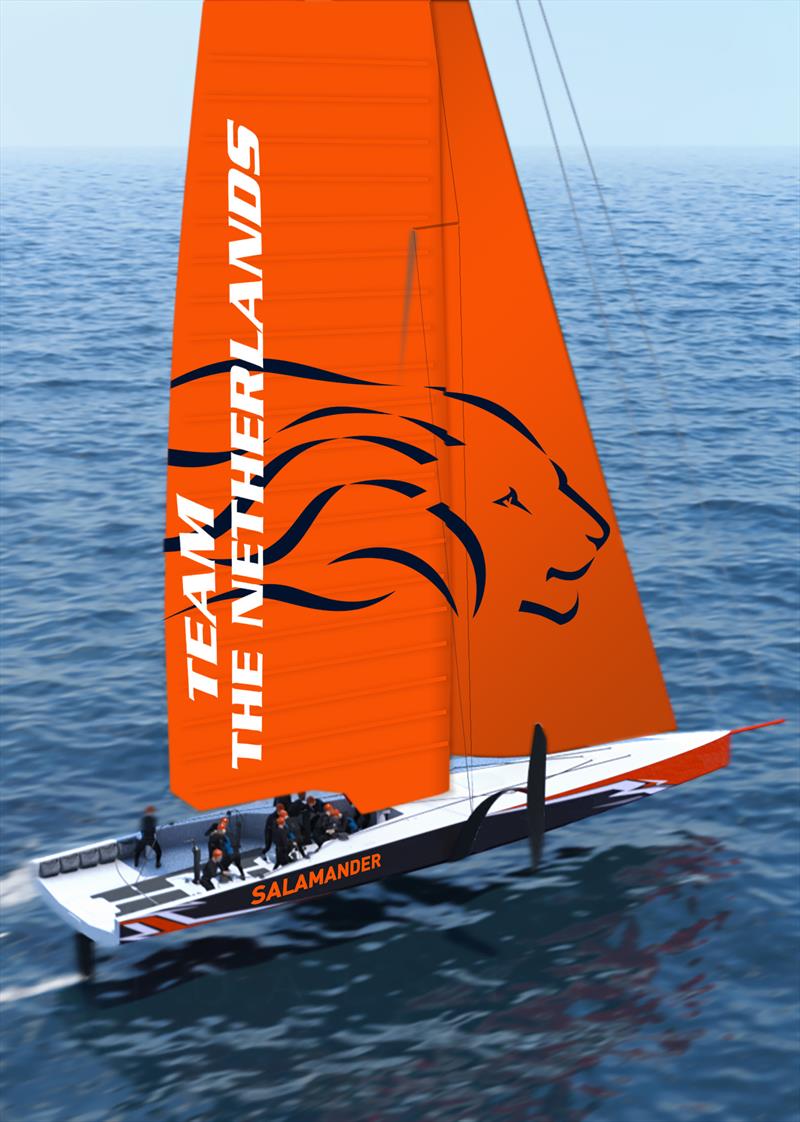 Team The Netherlands shows her new livery and name - photo © Virtual Eye