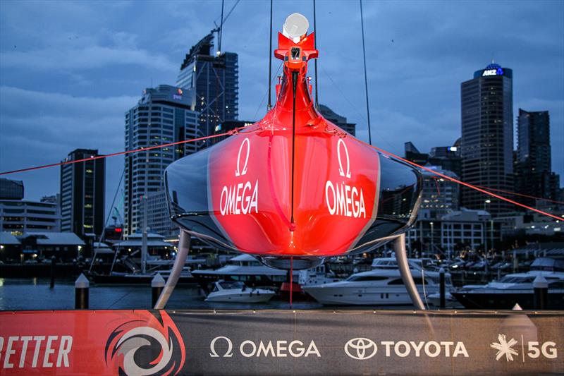 Emirates Team New Zealand launch the world's first AC75, Auckland, September 6, - photo © Richard Gladwell / Sail-World.com