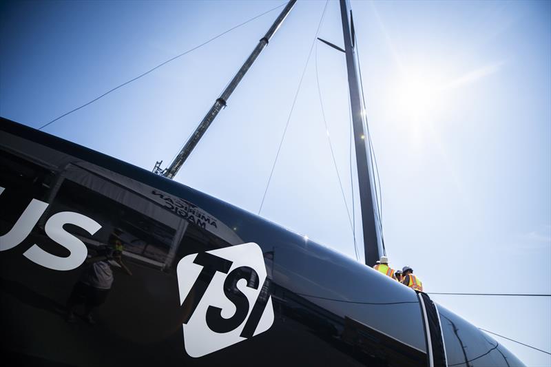 NYYC American Magic - The AC75 sees light of day for the very first time photo copyright Amory Ross taken at New York Yacht Club and featuring the AC75 class