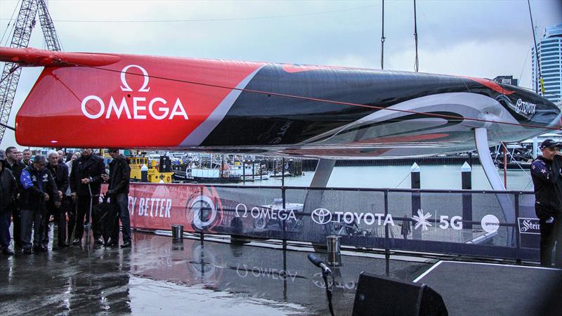 Emirates Team New Zealand - AC75 launch Auckland, September 6 , 2019 photo copyright Richard Gladwell taken at Royal New Zealand Yacht Squadron and featuring the AC75 class