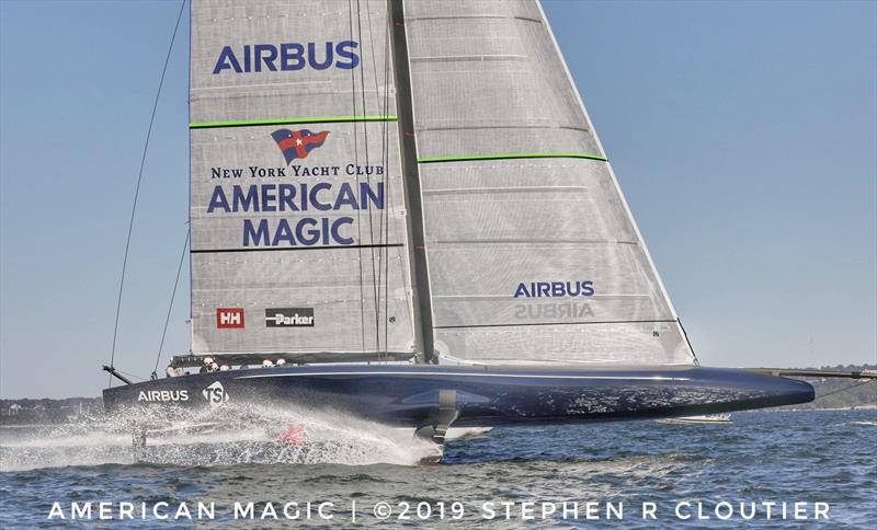 The America's Cup AC75 boat concept revealed. 
