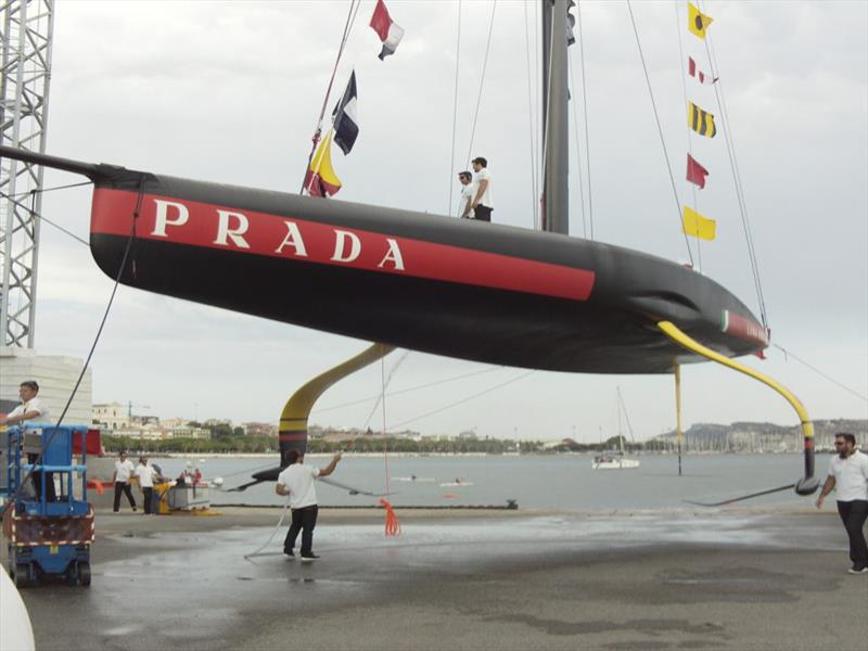 Luna Rossa Prada Pirelli - launching AC75 - Cagliari, Sardinia - October 2, 2019 - photo © FareVela