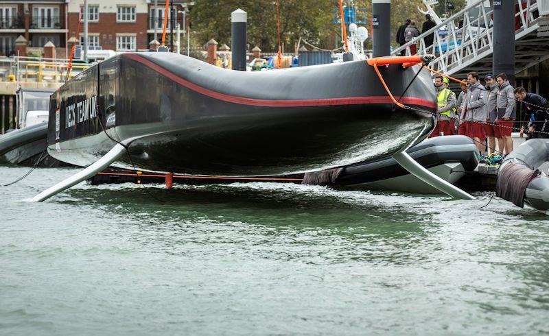 INEOS TEAM UK officially christened their first America's Cup race boat, Britannia photo copyright Chris Ison taken at  and featuring the AC75 class