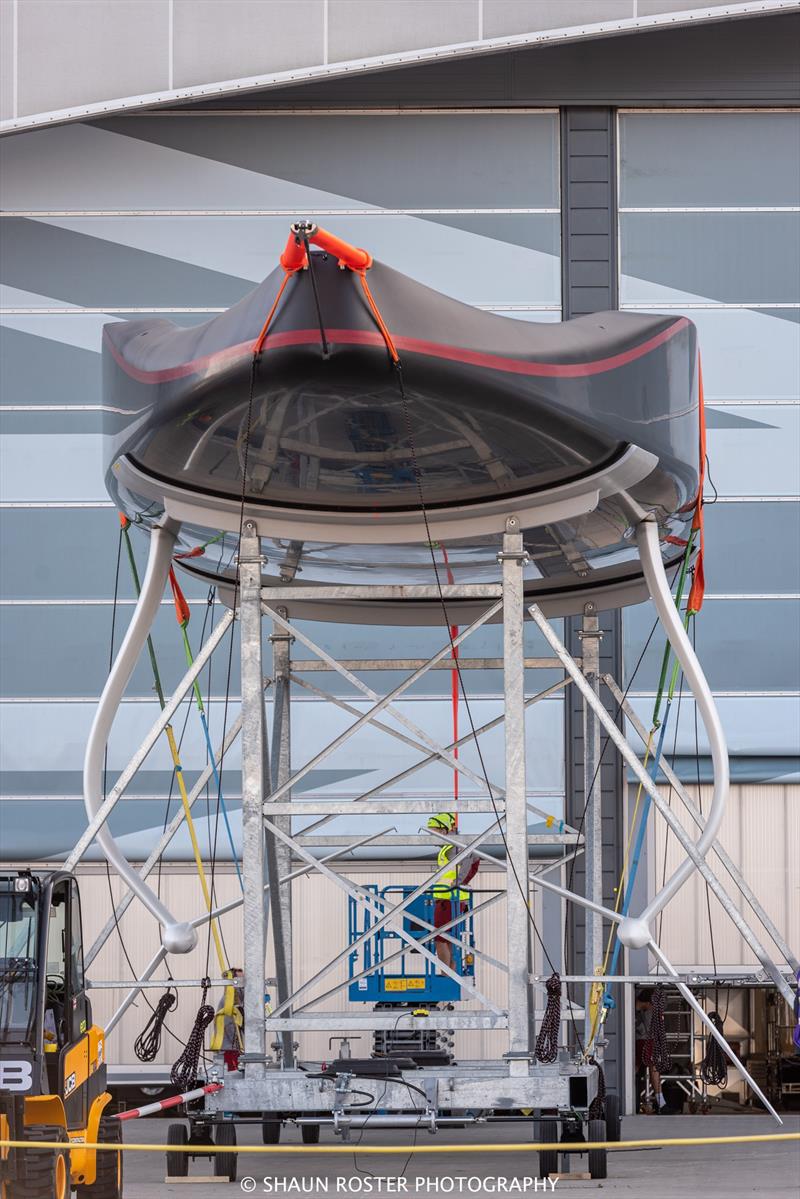 First AC75 launch - INEOS Team UK - Portsmouth, UK - October 4, 2019 - photo © Shaun Roster