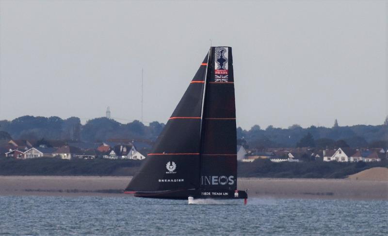 INEOS Team UK test sailing in the Solent - October 2019 - photo © John Green