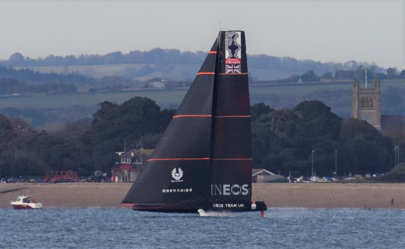 INEOS Team UK test sailing in the Solent - October 2019 - photo © John Green